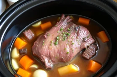 Discover how to transform tough beef heart into a tender, delicious meal with this easy beef heart recipe slow cooker guide. Perfect for budget-friendly cooking