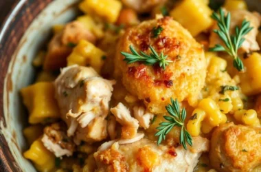 cornbread dressing with chicken