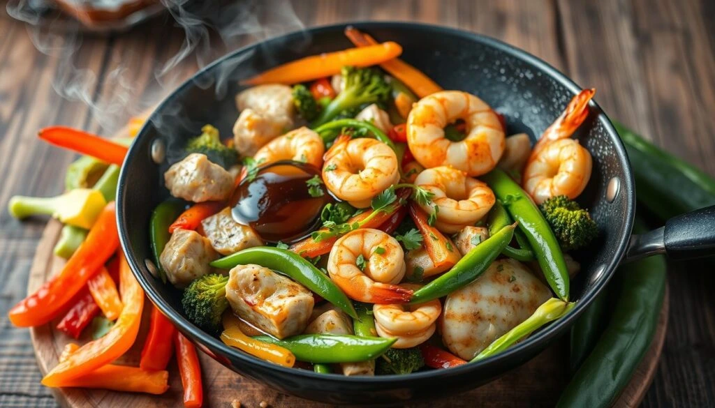 Quick Chicken and Shrimp Stir Fry Recipe