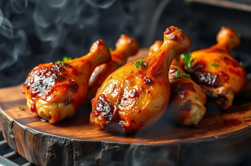 Learn how to make perfectly tender and juicy smoked chicken drumsticks recipe with our step-by-step guide. Master the art of smoking with simple ingredients and expert tips.