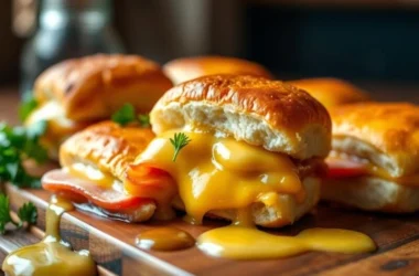 Baked Ham and Cheese Sliders