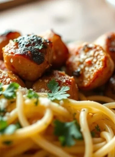 Garlic Butter Sausage Bites