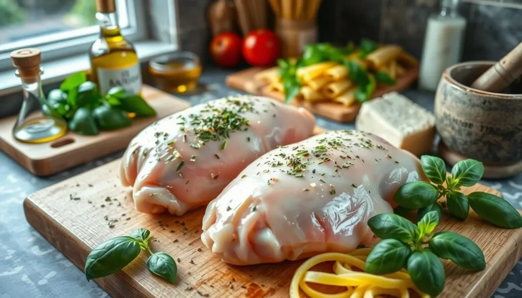 Garlic Chicken Pasta