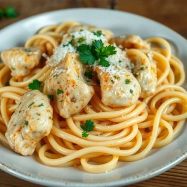 Garlic Chicken Pasta