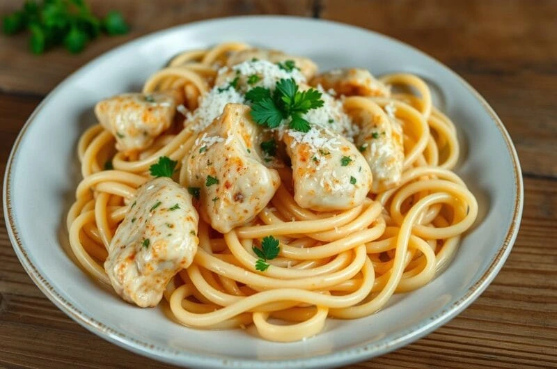 Garlic Chicken Pasta