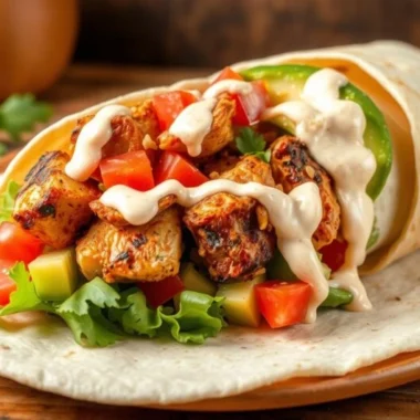 Grilled Chicken Burrito