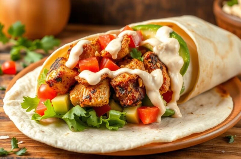 Grilled Chicken Burrito