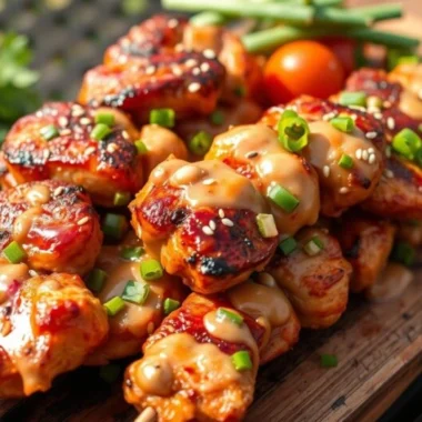 bang bang chicken skewer