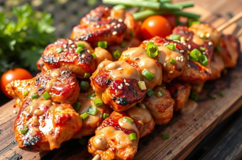 bang bang chicken skewer