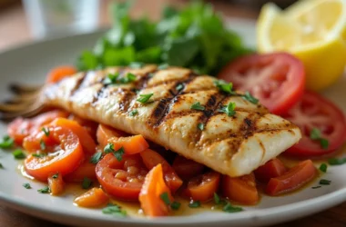Grilled Wahoo Fish