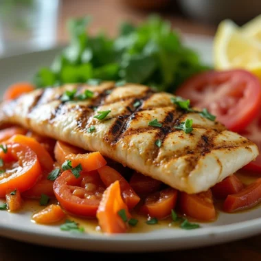 Grilled Wahoo Fish