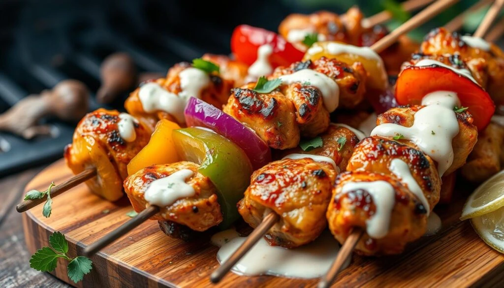 bang bang chicken skewer