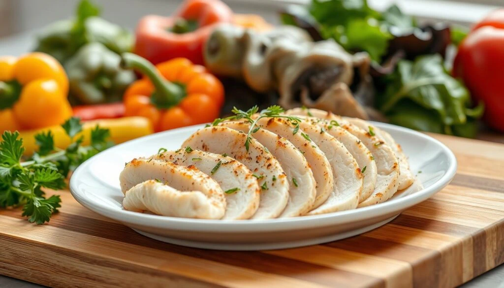 thin sliced chicken breast