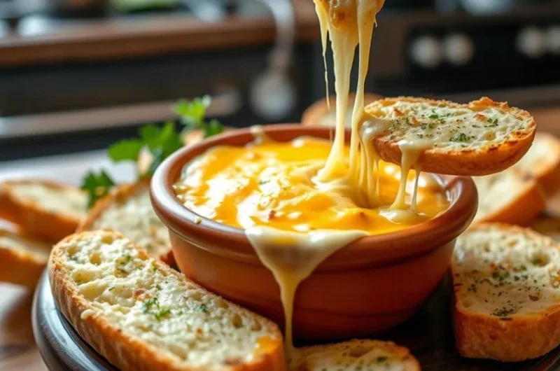 Baked Garlic Bread Dip