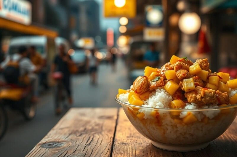 Street Corn Chicken Rice Bowl