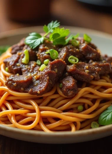 Hoisin Beef Noodles