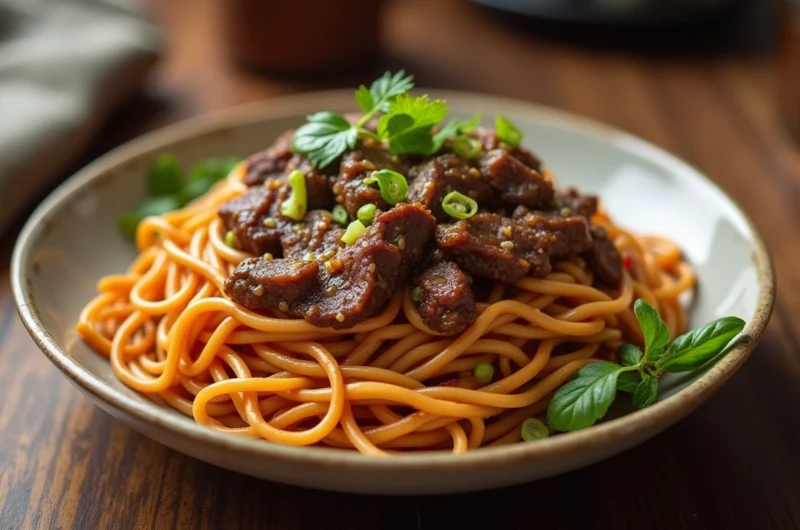 Hoisin Beef Noodles