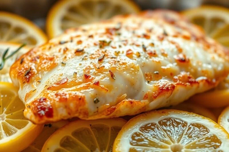 Lemon Butter Baked Tilapia