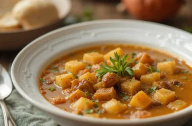Spanish Chorizo And Potato Soup