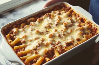 baked ziti with ground beef