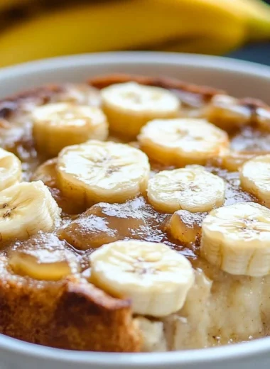 banana bread pudding
