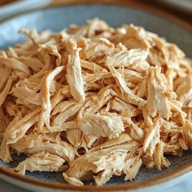 crockpot shredded chicken