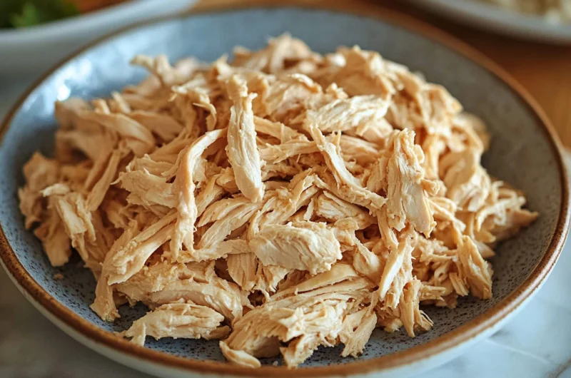crockpot shredded chicken