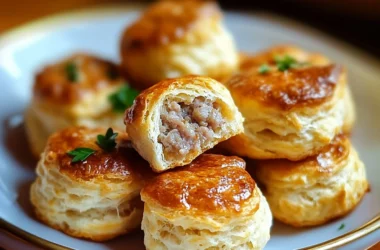 sausage cream cheese biscuit bites