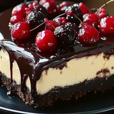 black forest cheesecake symphony