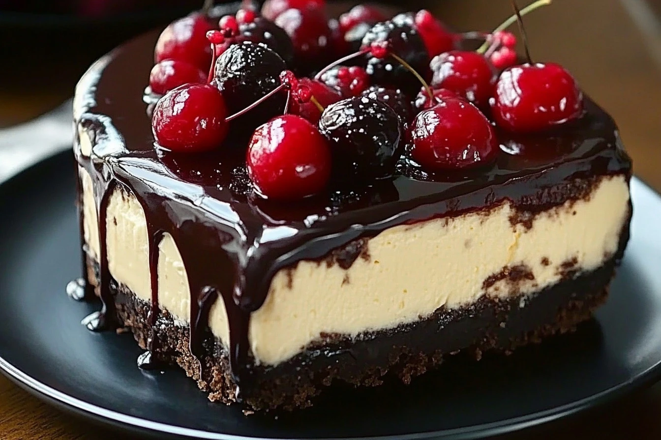 black forest cheesecake symphony