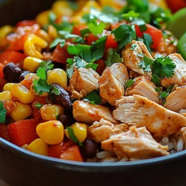 chicken burrito bowl