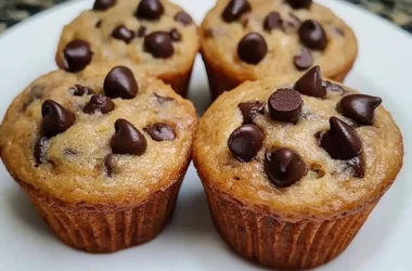 chocolate chip protein muffins
