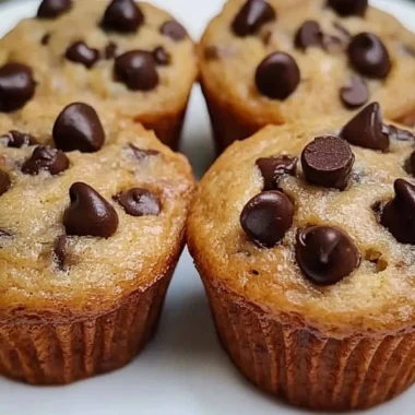 chocolate chip protein muffins