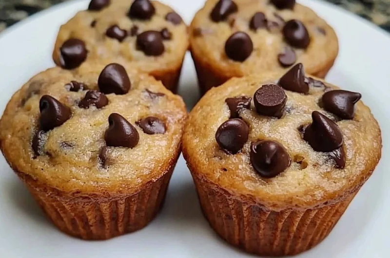 chocolate chip protein muffins