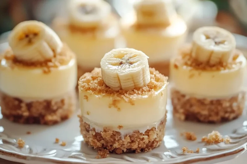 creamy dreamy banana pudding cheesecake bites