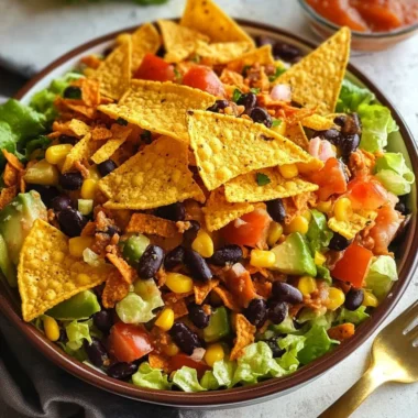 easy doritos taco salad