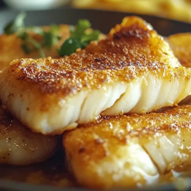 pan fried cod fish