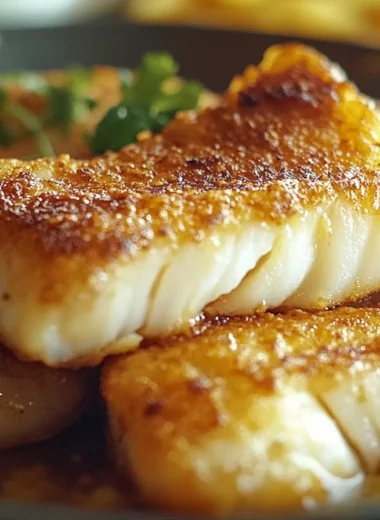 pan fried cod fish