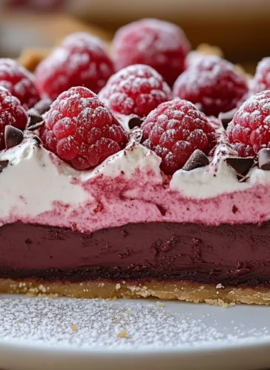 raspberry chocolate mascarpone pie