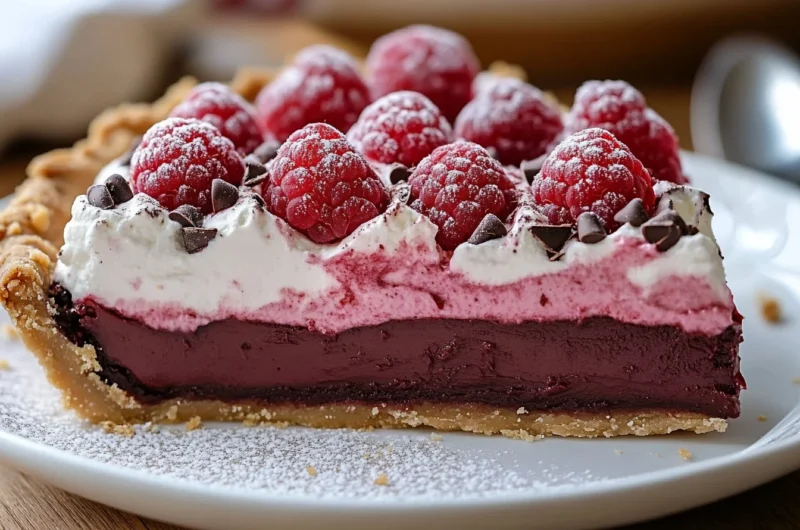 raspberry chocolate mascarpone pie