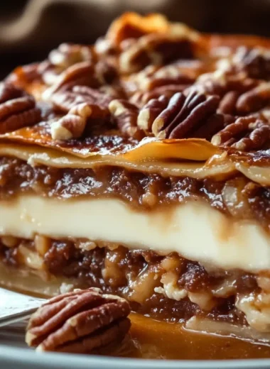 southern charm pecan pie lasagna