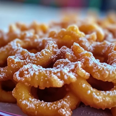 sweet whirlwind fairground funnel cakes