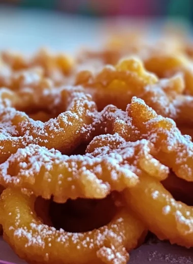 sweet whirlwind fairground funnel cakes